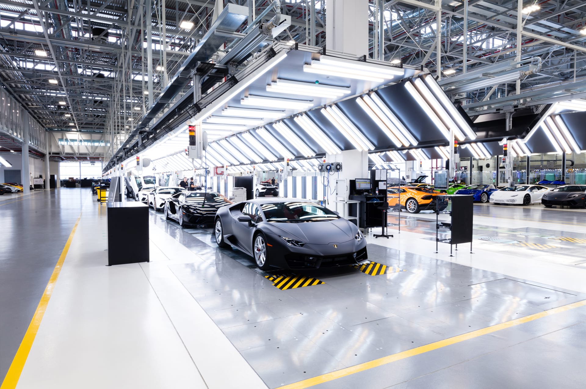 Design and Certification of Electrical and Telematic Systems Production Lines and Plant Lamborghini S.p.A.